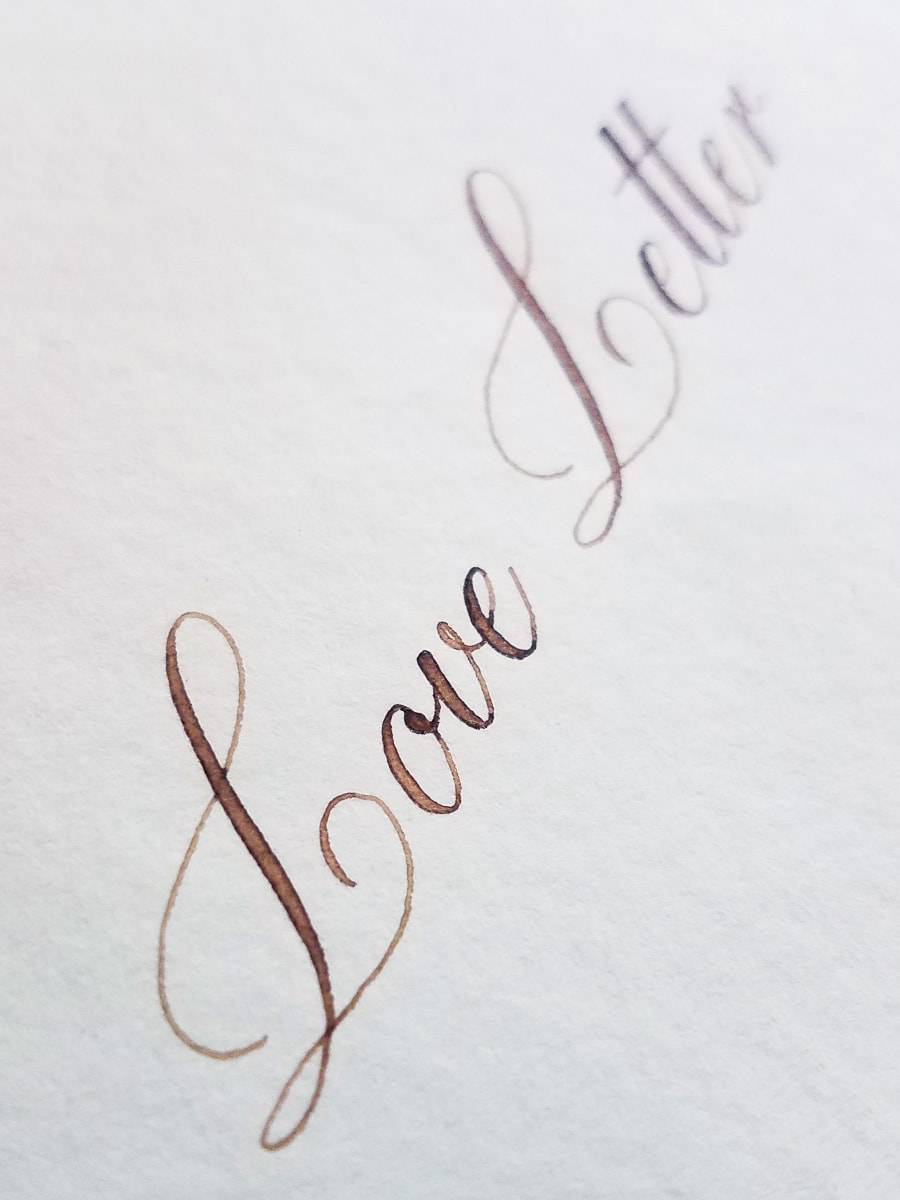 Calligraphy Love Letter