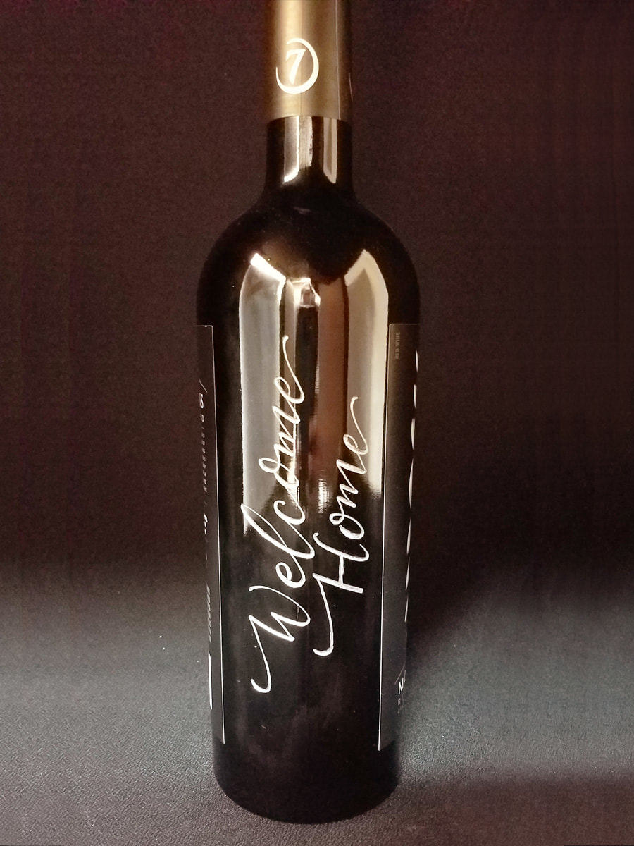 Custom Engraving Wine Bottle Realtor Housewarming Gift