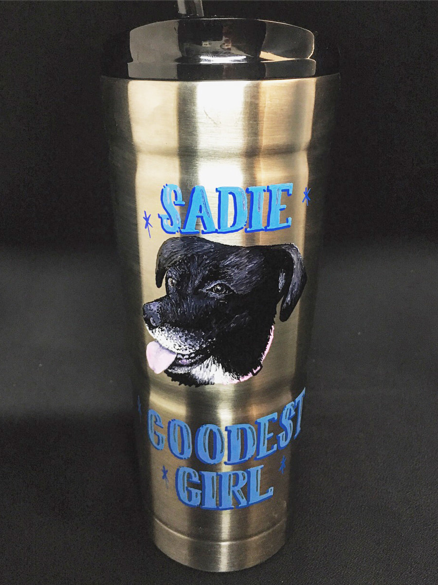 Personalized Stainless Dog Tumbler